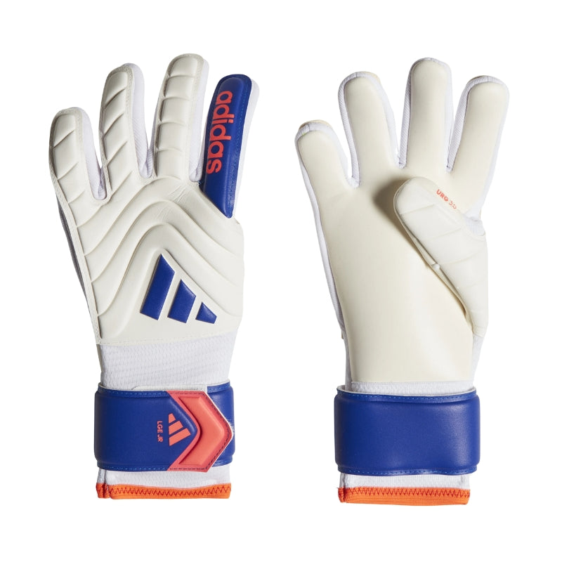 Adidas Copa League Goalkeeper Gloves Junior 6 White Blue Orange