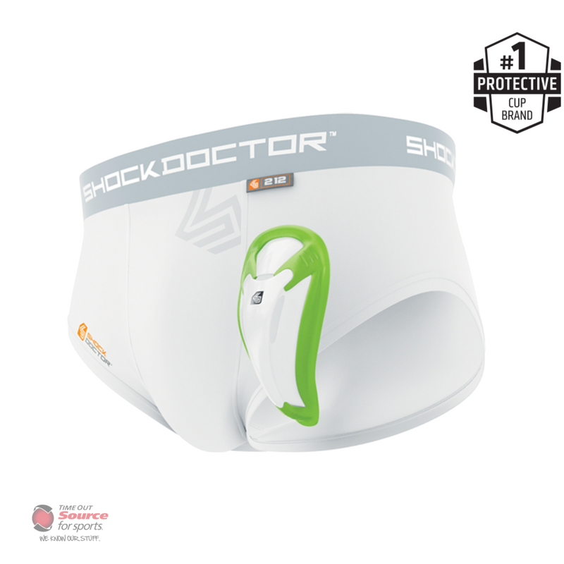 Shock Doctor Compression Shorts with Protective Bio-Flex Cup Youth