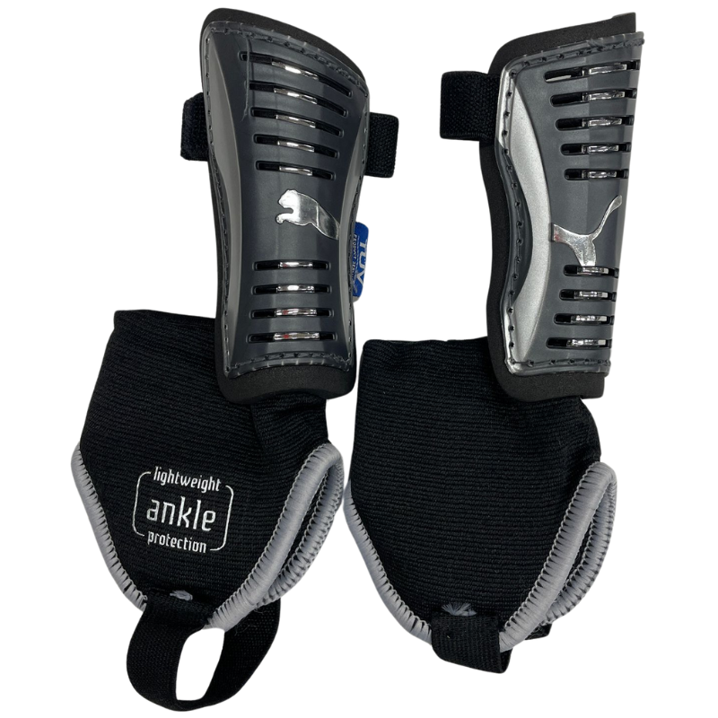 Puma V3.06 Soccer Shin Guards side/front of both shin guards