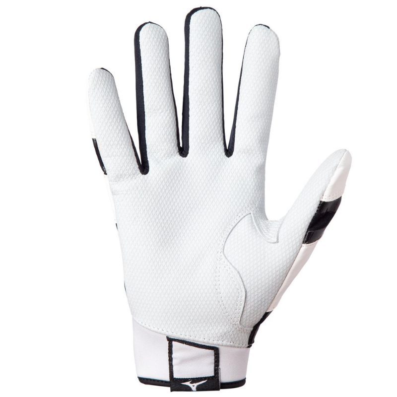 Mizuno B-303 Batting Gloves Adult 2021  black front (palm)