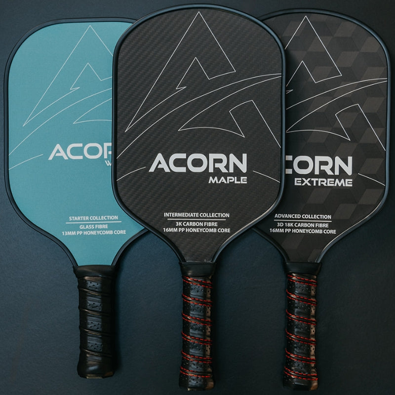 Acorn Pickleball Racquets Acorn Maple Pickleball Paddle Intermediate Collection