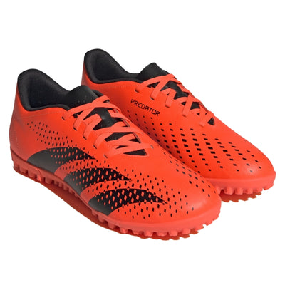 Adidas Soccer Shoes Adidas Predator Accuracy.4 Soccer Turf Boots Orange Black Adult W4646