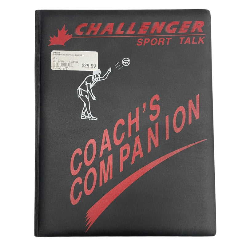 Challenger Coaching Aid Challenger Coach`s Companion Volleyball Note Pad