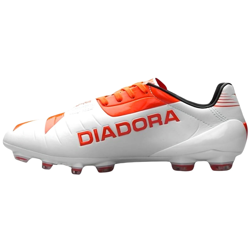 Diadora Soccer Shoes Diadora OD DD-NA GLX14 FG Soccer Cleats Adult White Red