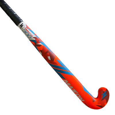 Mazon Fusion 300 Field Hockey Stick Orange with head at bottom-right