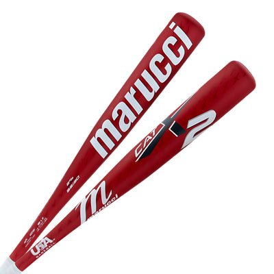 Marucci Baseball Bats Marucci CATX2 2-5/8" Barrel (-11) USA Baseball Bat Youth Red White