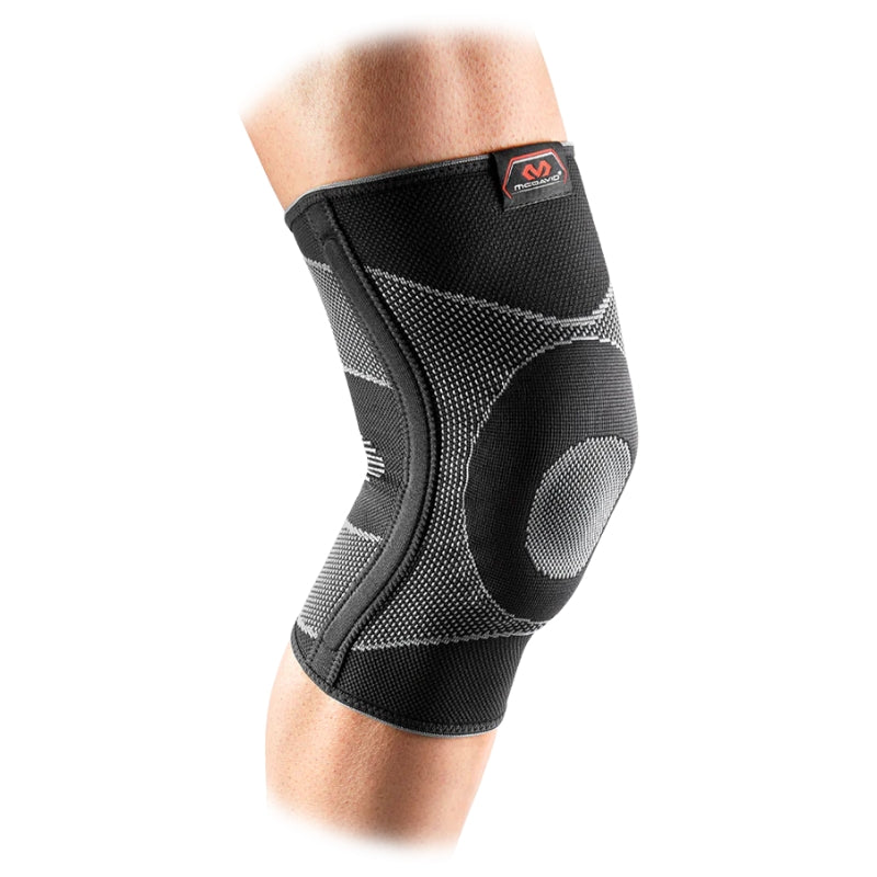 McDavid Protective Gear McDavid Knee Sleeve 4-Way Elastic With Gel Buttress And Stays MD5116