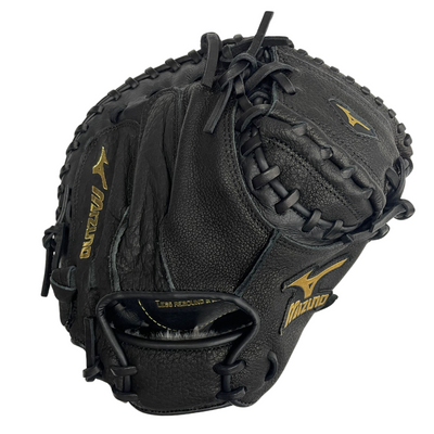 Mizuno Baseball Catcher's Mitt Mizuno Prospect 31.5" Youth black back pointing up