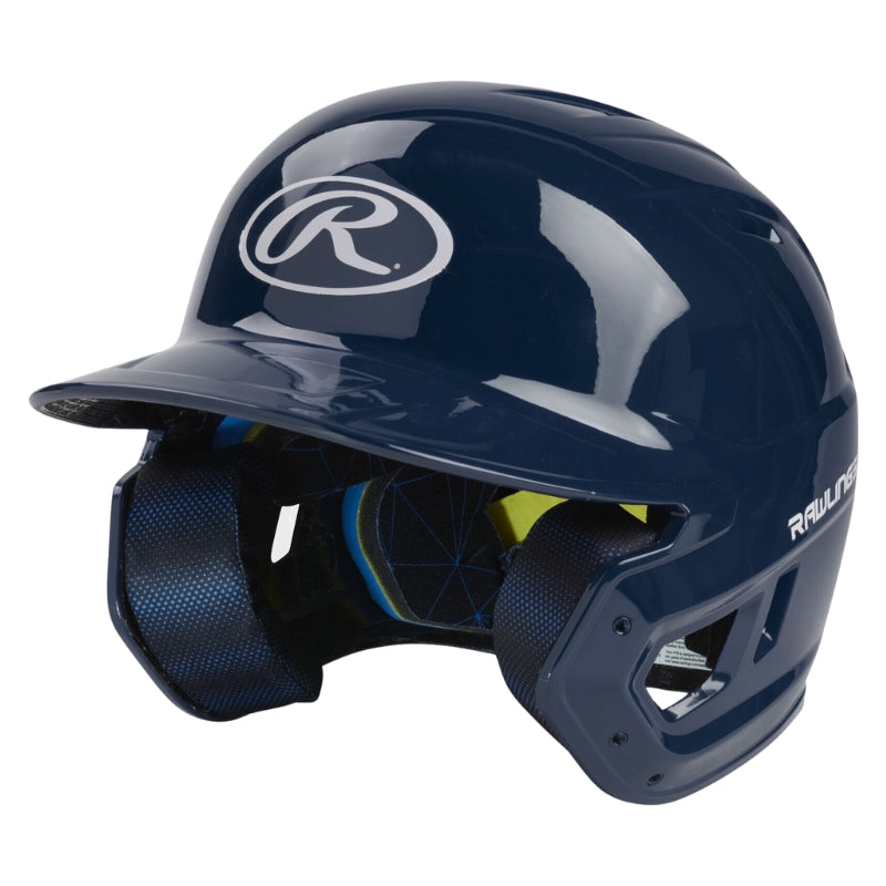 Rawlings Baseball Helmets Rawlings MACH 1-Tone Gloss Baseball Batting Helmet Junior Navy