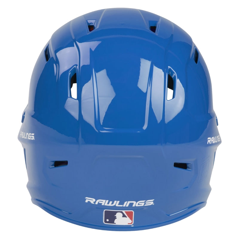 Rawlings Baseball Helmets Rawlings MACH 1-Tone Gloss Baseball Batting Helmet Junior Royal Back