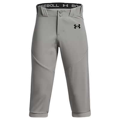 Under Armour Baseball Knicker Pants Under Armour Boys Youth grey front