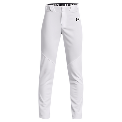 Under Armour Baseball Pants Under Armour Boys Youth white front