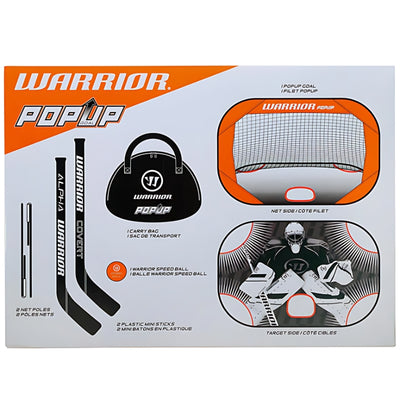 Warrior Hockey Accessories Warrior Mini Pop-Up Net Kit All Ages