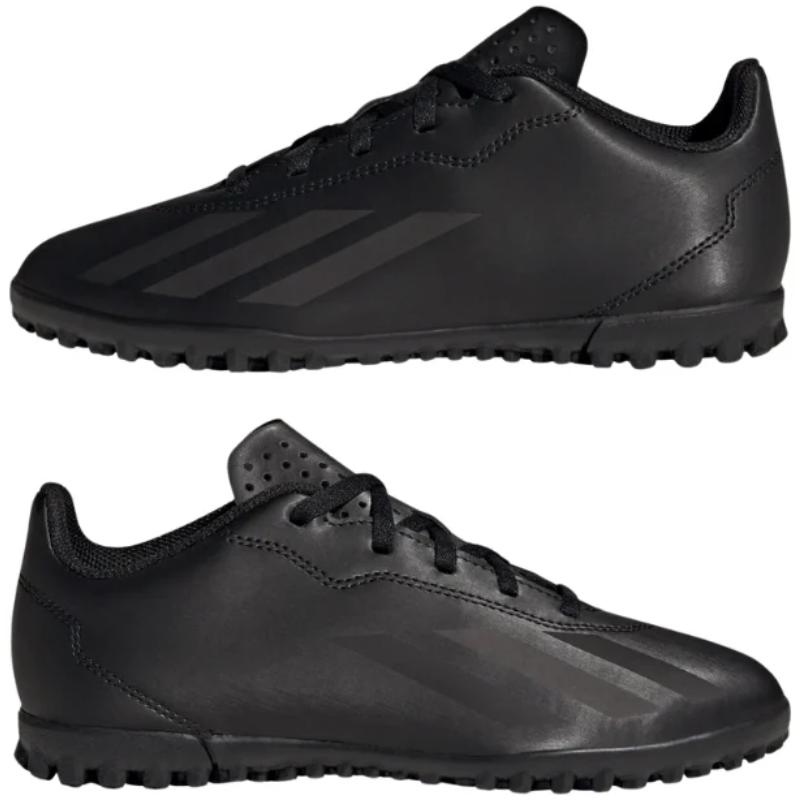 Adidas X Crazyfast.4 TF Soccer Turf Boots Junior side pointing left and side pointing right