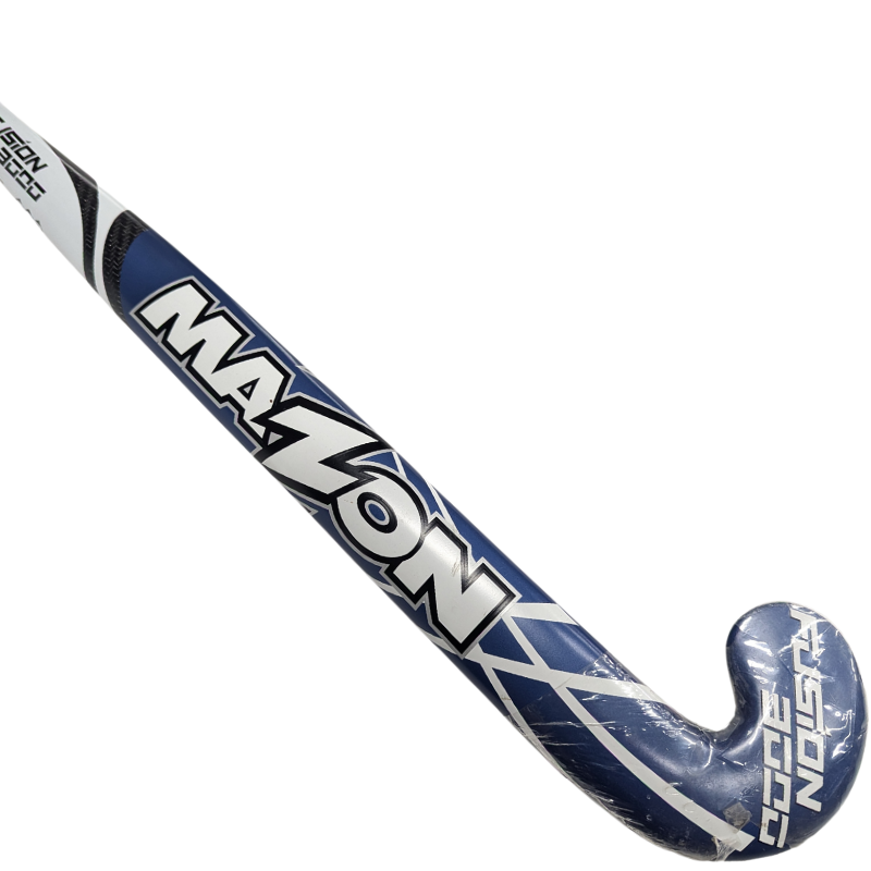 Mazon Fusion 3000 Indoor Field Hockey Stick close-up with head curved right