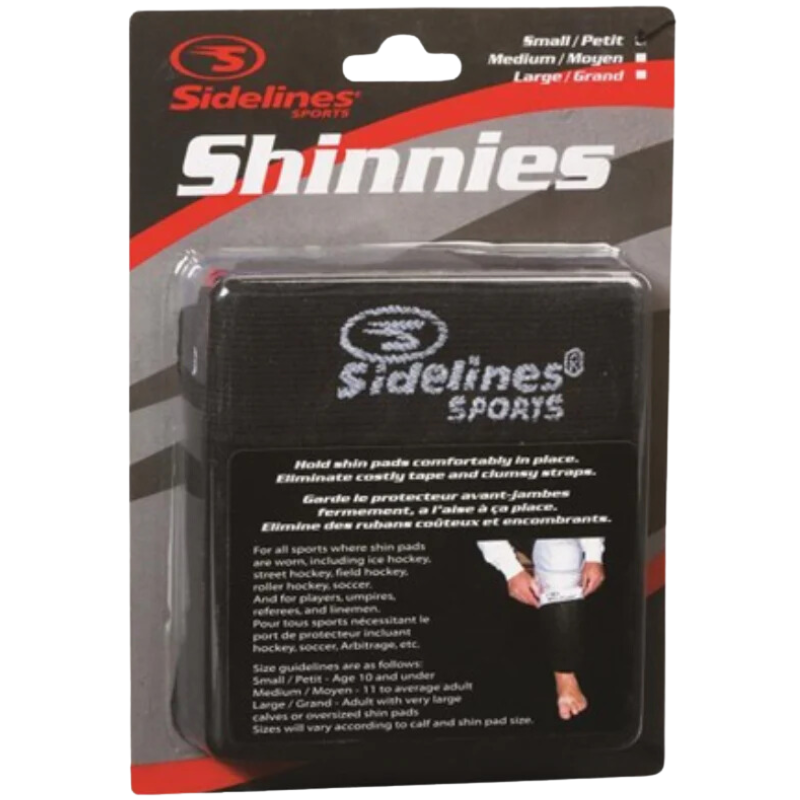 Sidelines Shinnies Shin Tights in packaging