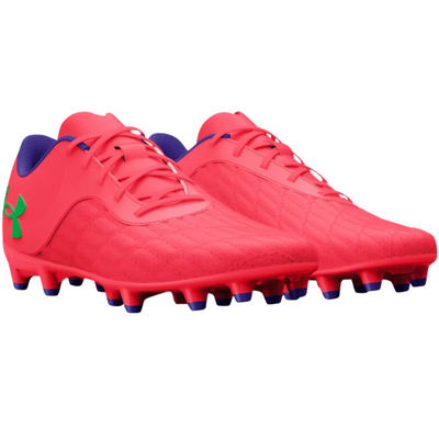 Under Armour Magnetico Select 3.0 FG Soccer Cleats Beta/Electric Purple/Black side front of both shoes