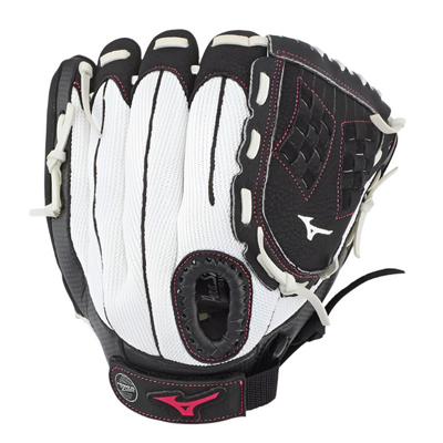 Mizuno Fastpitch Glove Mizuno Prospect Finch 11-inch Youth black/white back pointing up