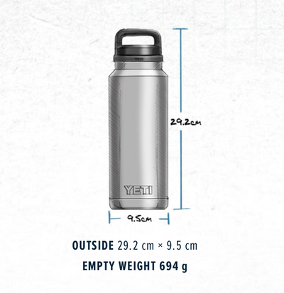 Yeti Rambler 1L Bottle With Chug Cap | Time Out Source For Sports