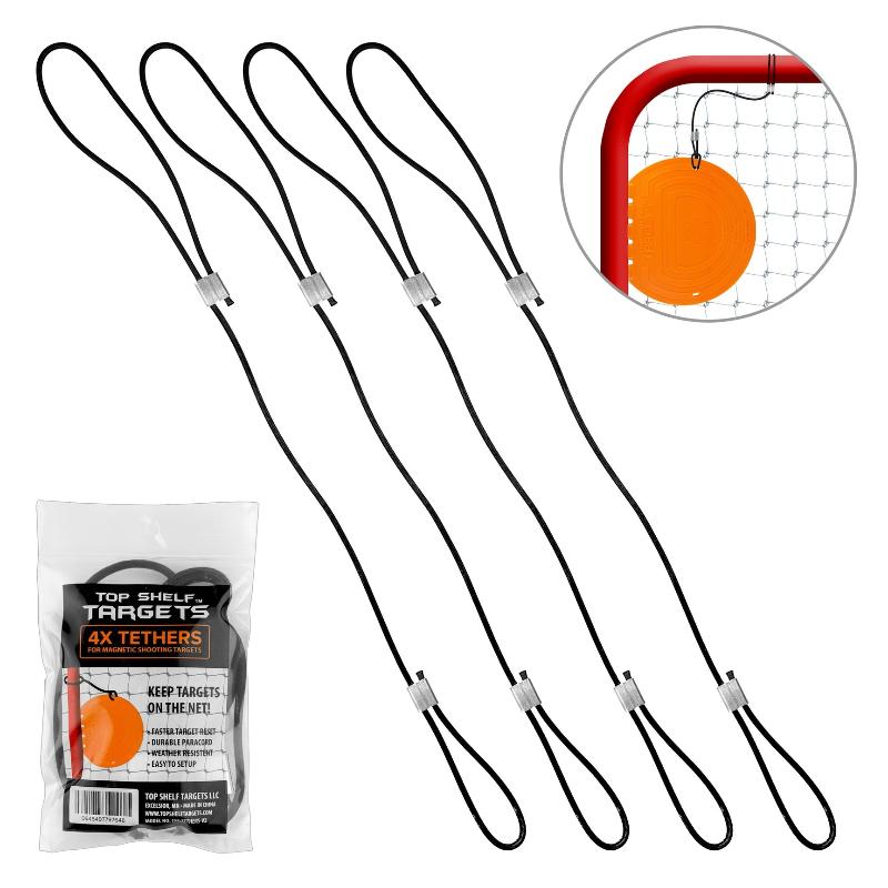 Top Shelf Target Net Tethers - 4 Pack