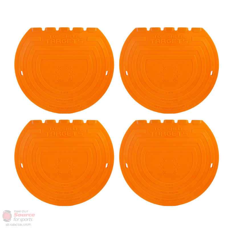 Top Shelf 8" Orange Magnetic Targets - 4 Pack